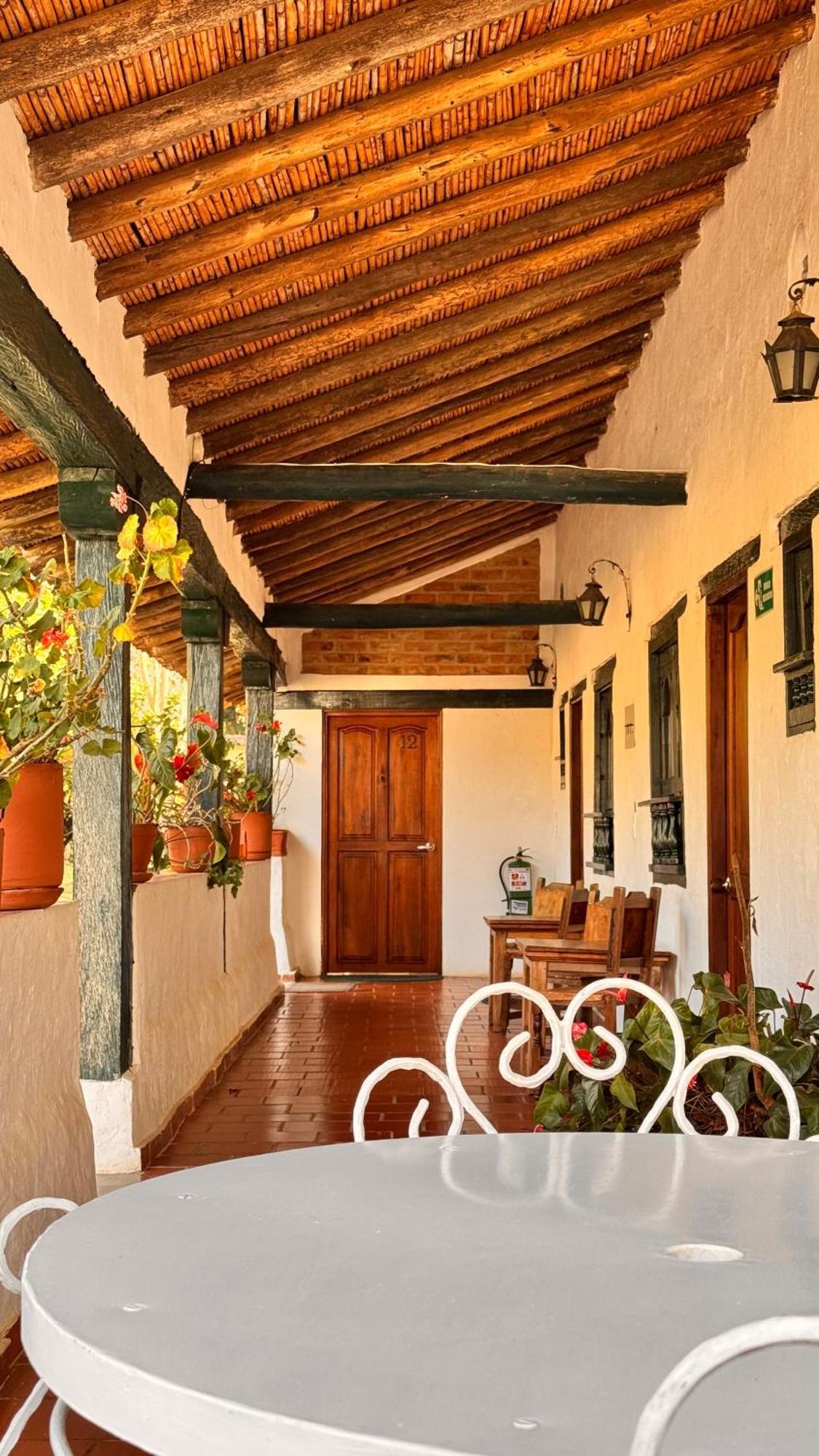 Posada Campestre La Casona Villa de Leyva Exterior foto